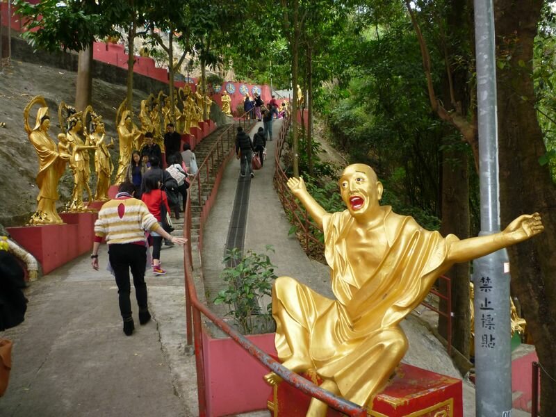 Budda6 Гонконг   Монастырь Десяти Тысяч Будд